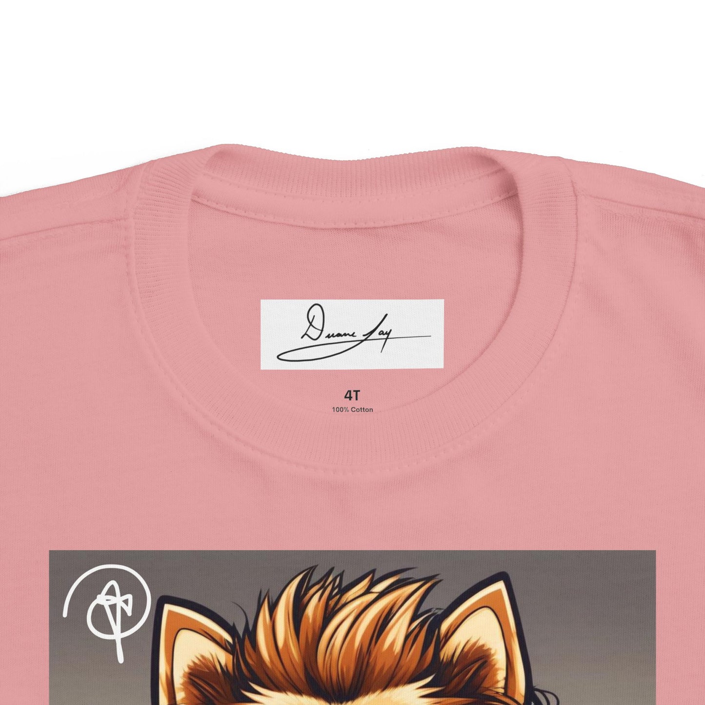 DuaneJay Cool Pomeranian Kids T-Shirt — fun kids graphic tee featuring an adorable Pomeranian rocking sunglasses and headphones, a bold and playful streetwear-inspired look for kids who carry the DuaneJay Fashion style with confidence