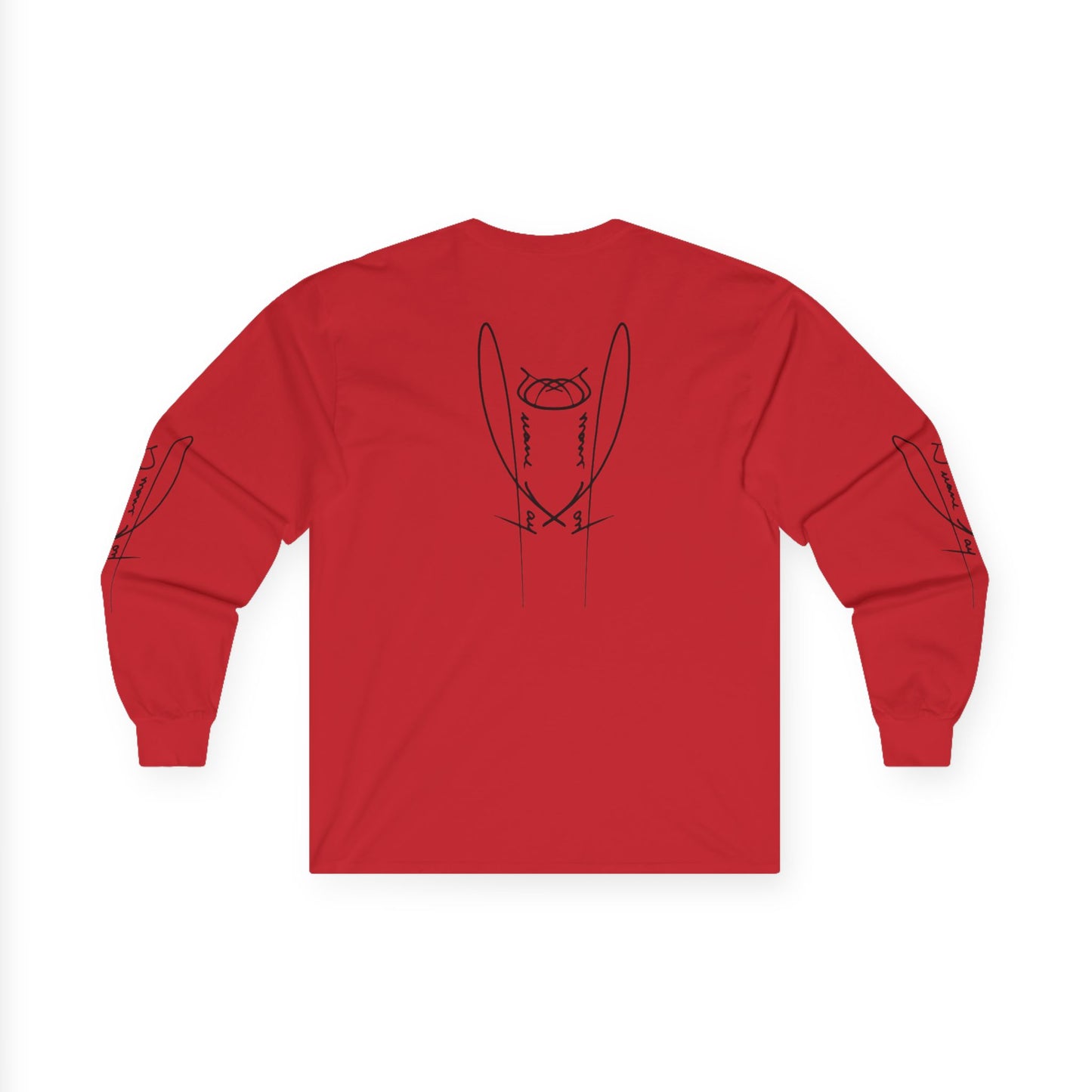 DuaneJay Signature Icon Long Sleeve Black Label — premium streetwear long sleeve featuring a bold black signature icon with an exclusive back design, crafted for comfort and style, the ultimate statement piece for those who live and breathe the DuaneJay Fashion lifestyle with confidence and distinction
