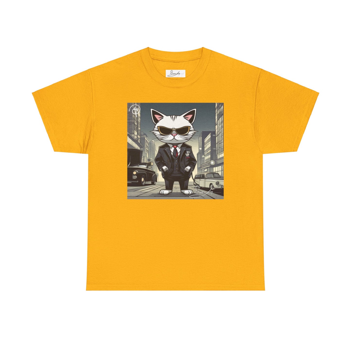 Unisex Cat Heavy Cotton Tee