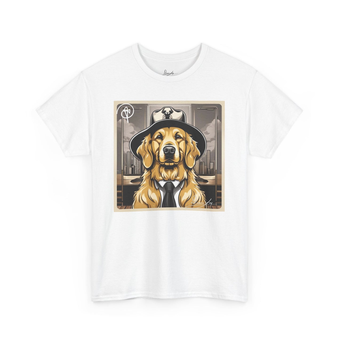 Unisex Golden Retriever Heavy Cotton Tee