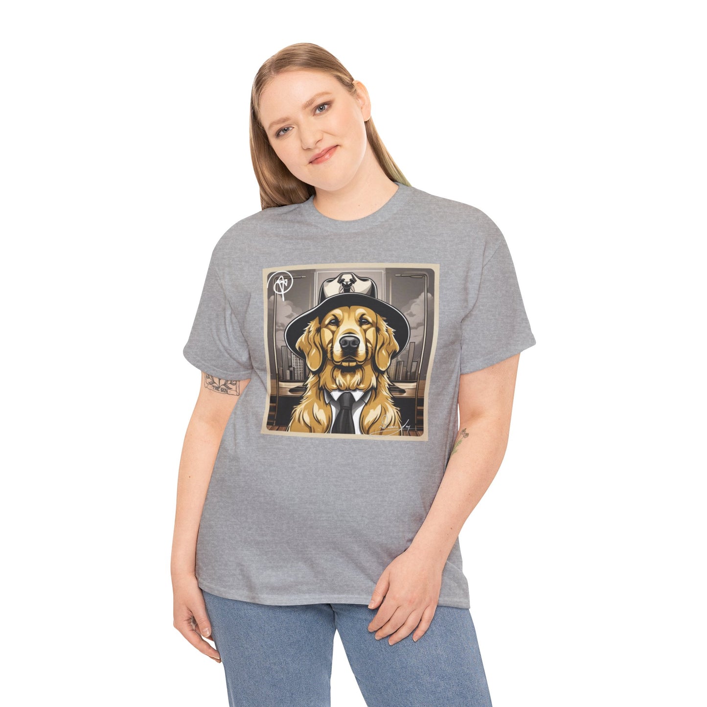 Unisex Golden Retriever Heavy Cotton Tee