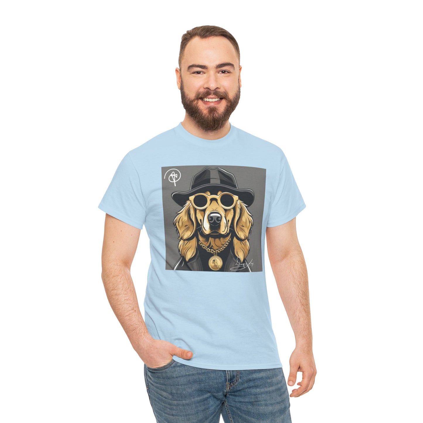 Unisex Golden Retriever Heavy Cotton Tee