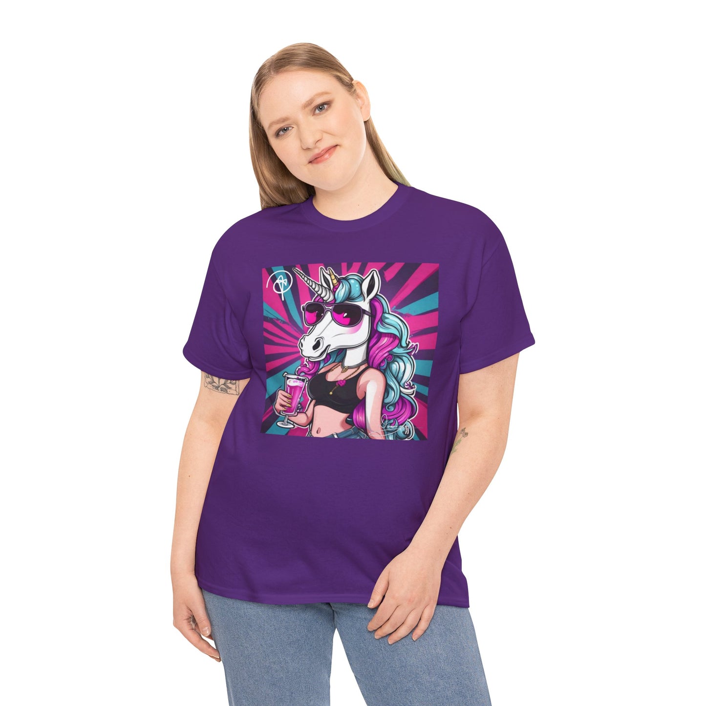 Unisex Unicorn Heavy Cotton Tee