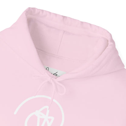 DuaneJay Signature Hoodie White Logo — premium streetwear pullover featuring bold white signature design, crafted for comfort and style, the ultimate statement piece for those who live and breathe the DuaneJay Fashion lifestyle with confidence and distinction