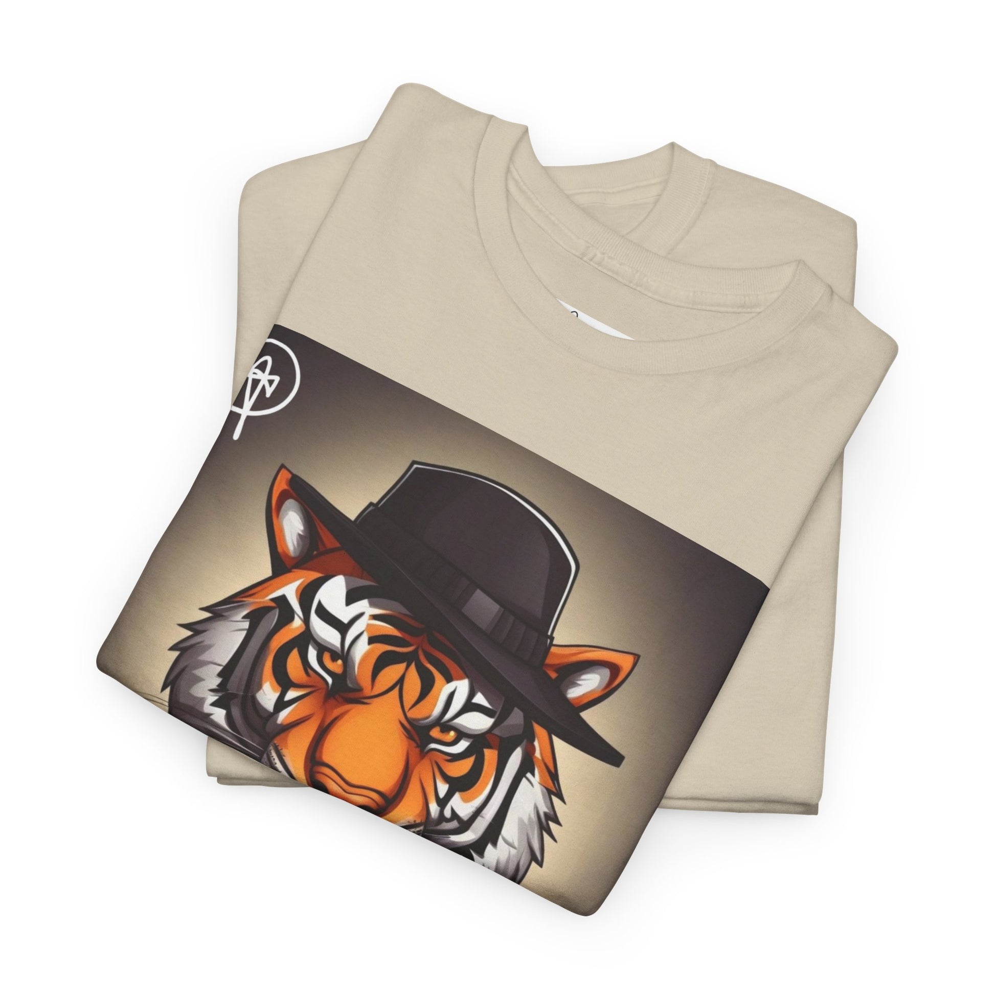 DuaneJay Tiger Gentleman T-Shirt — bold tiger graphic tee featuring a distinguished tiger in gentleman style, a powerful streetwear statement for those who wear confidence with class