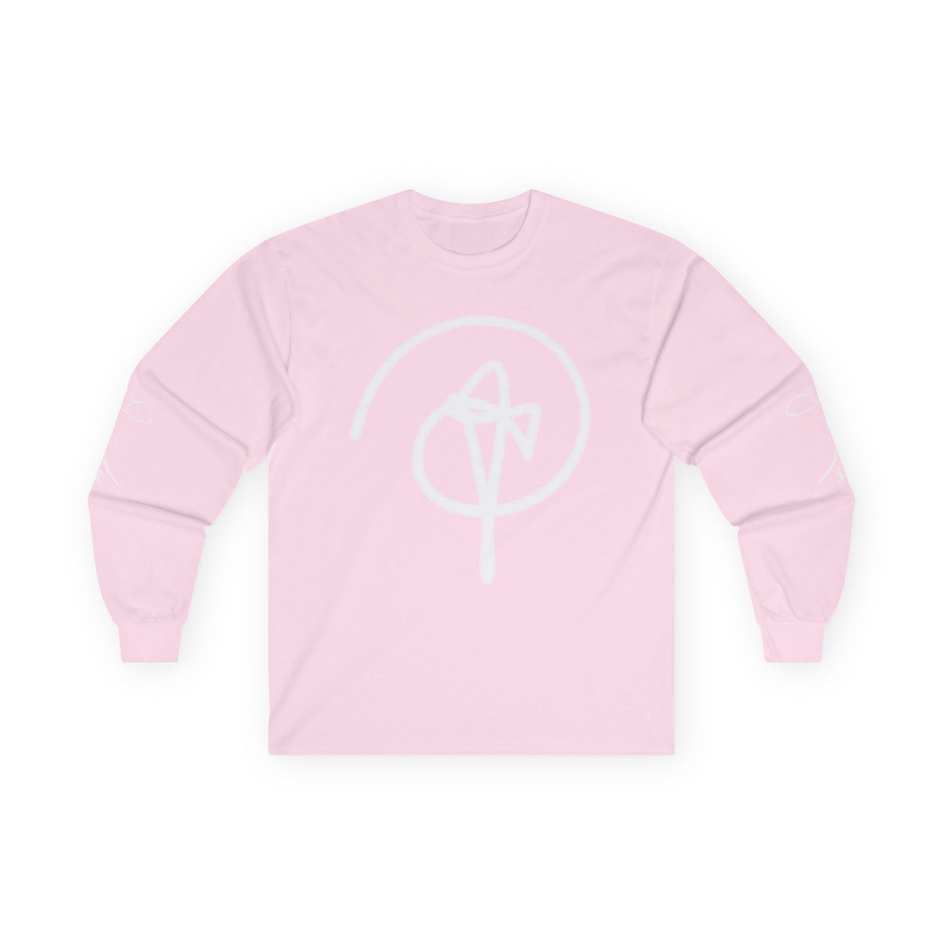 DuaneJay Signature Icon Long Sleeve White Label — premium streetwear long sleeve featuring a bold white signature icon with an exclusive back design, crafted for comfort and style, the ultimate statement piece for those who live and breathe the DuaneJay Fashion lifestyle with confidence and distinction