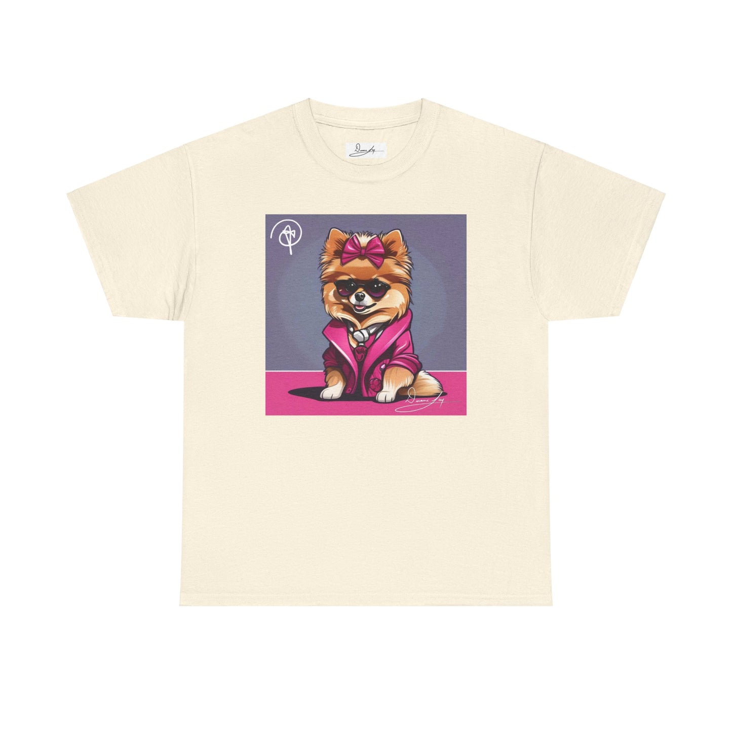 Unisex Heavy Pomeranian Cotton Tee