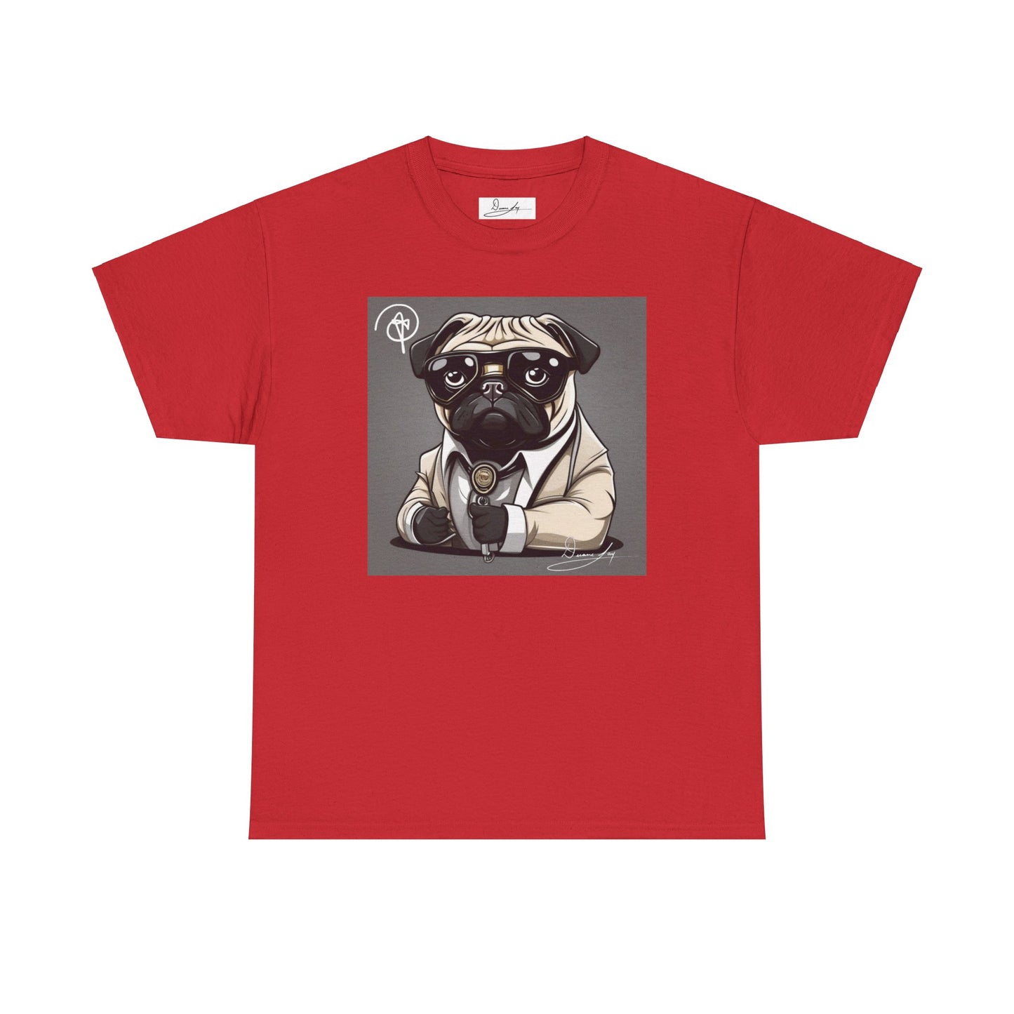 Unisex Pug Heavy Cotton Tee