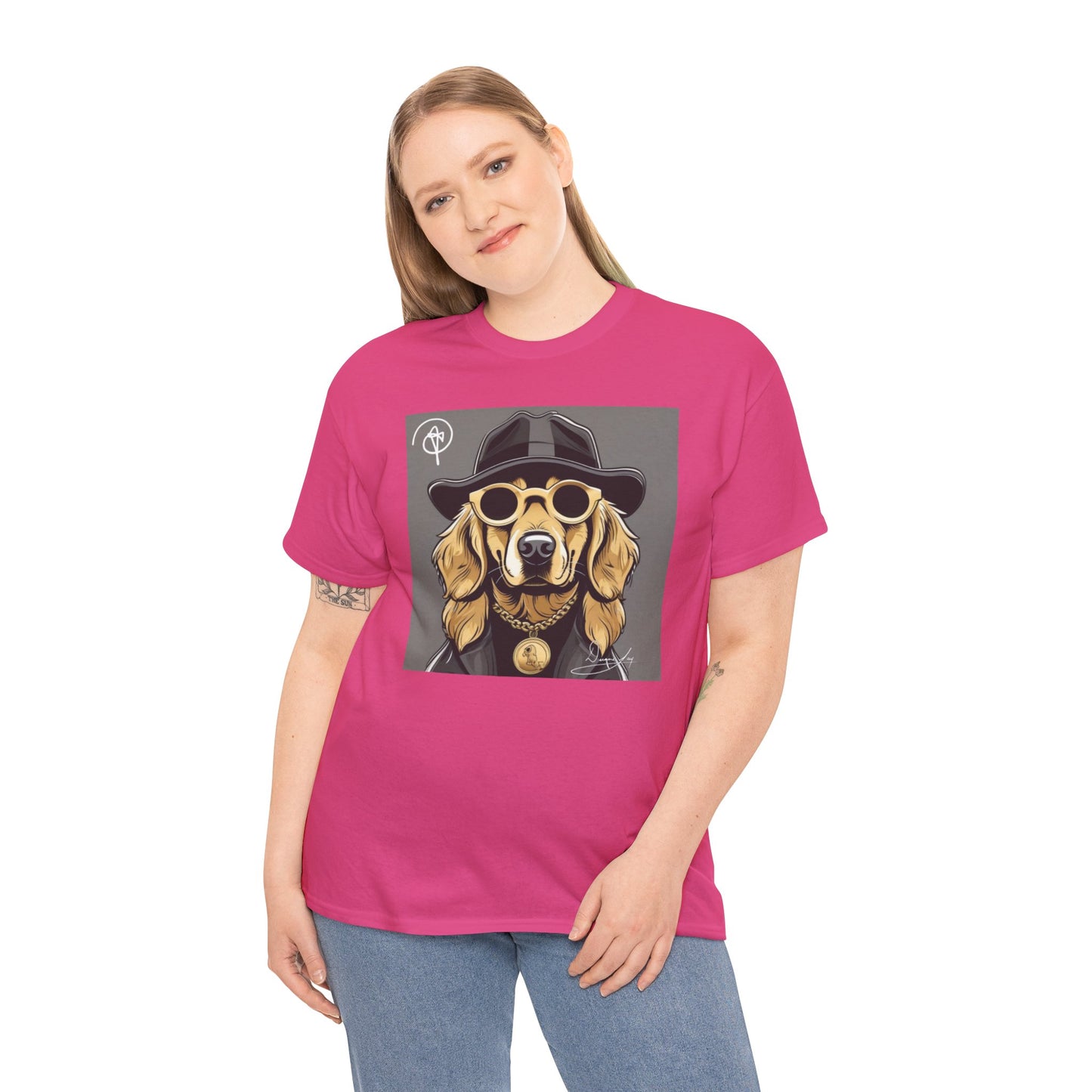 Unisex Golden Retriever Heavy Cotton Tee