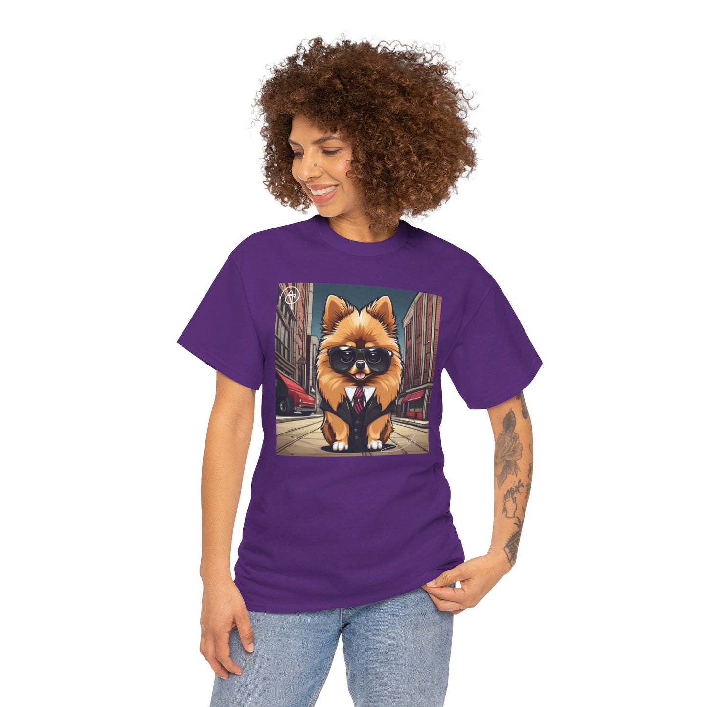 Adult Unisex Pomeranian Heavy Cotton Tee