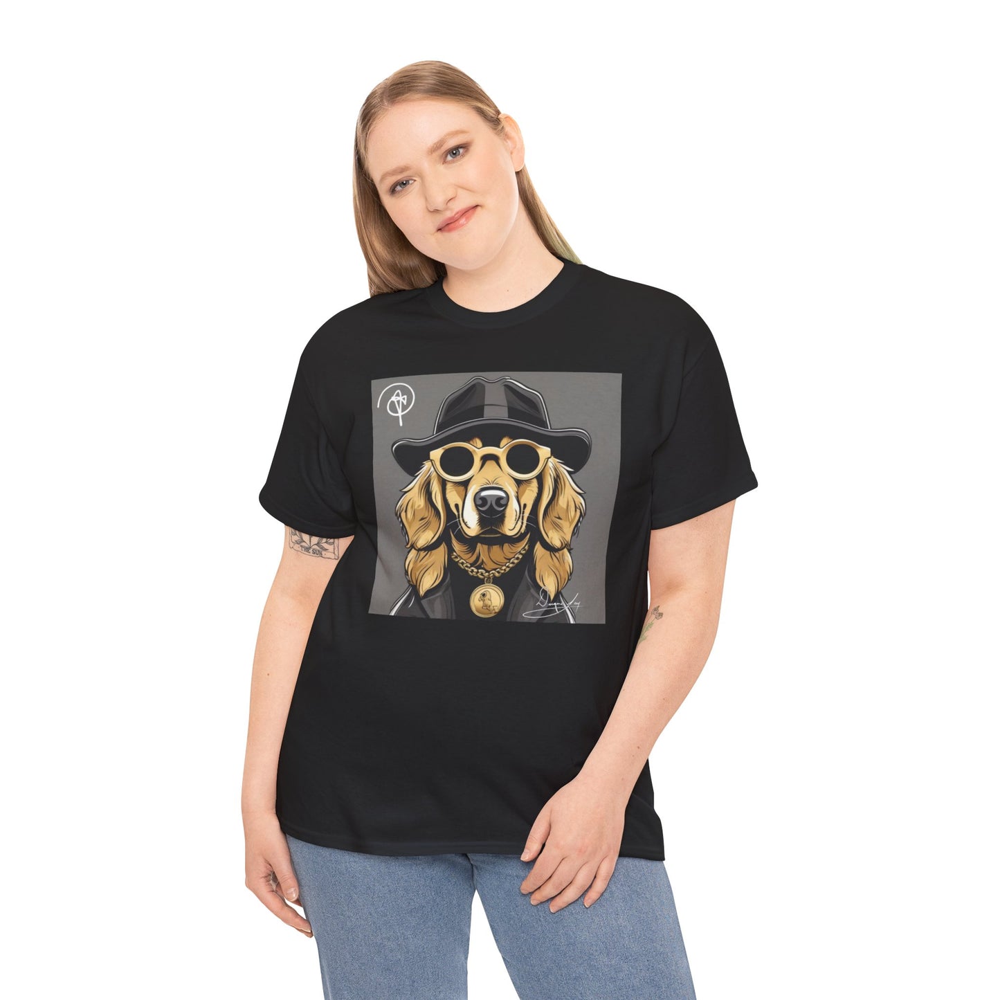 Unisex Golden Retriever Heavy Cotton Tee