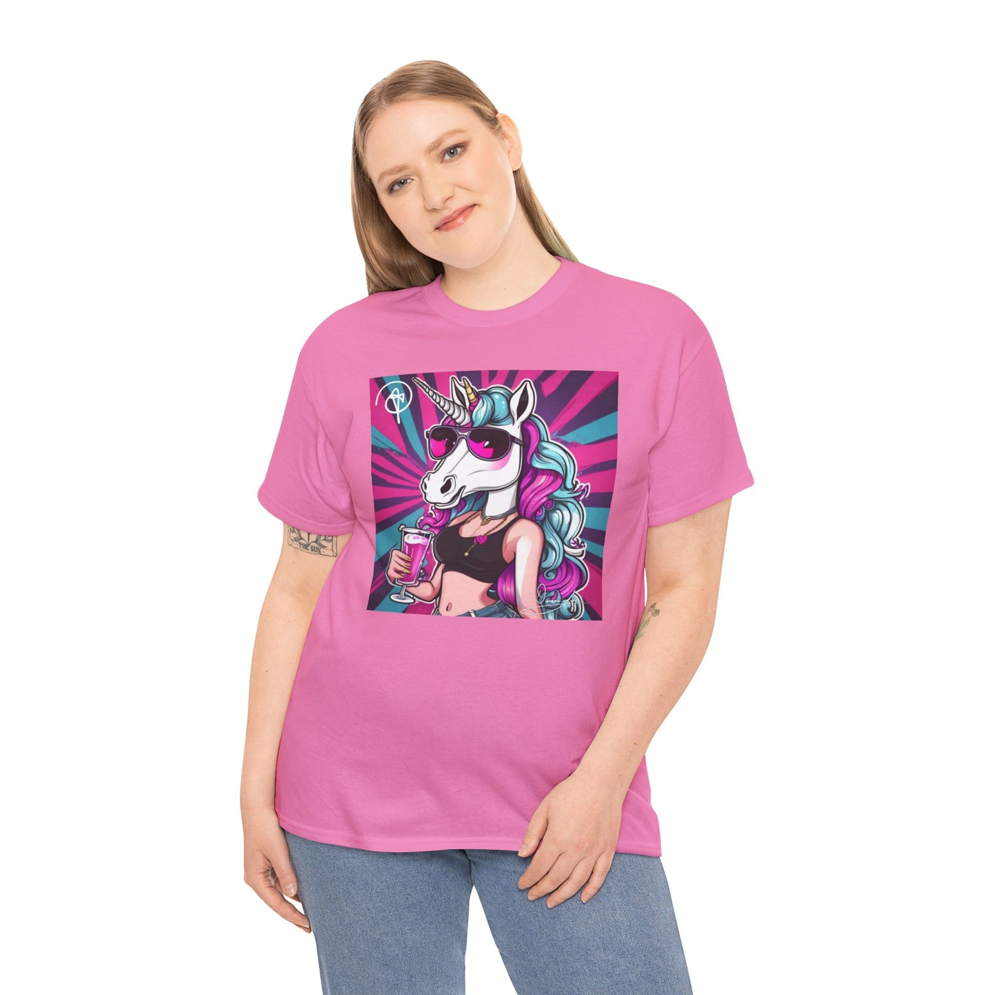 Unisex Unicorn Heavy Cotton Tee