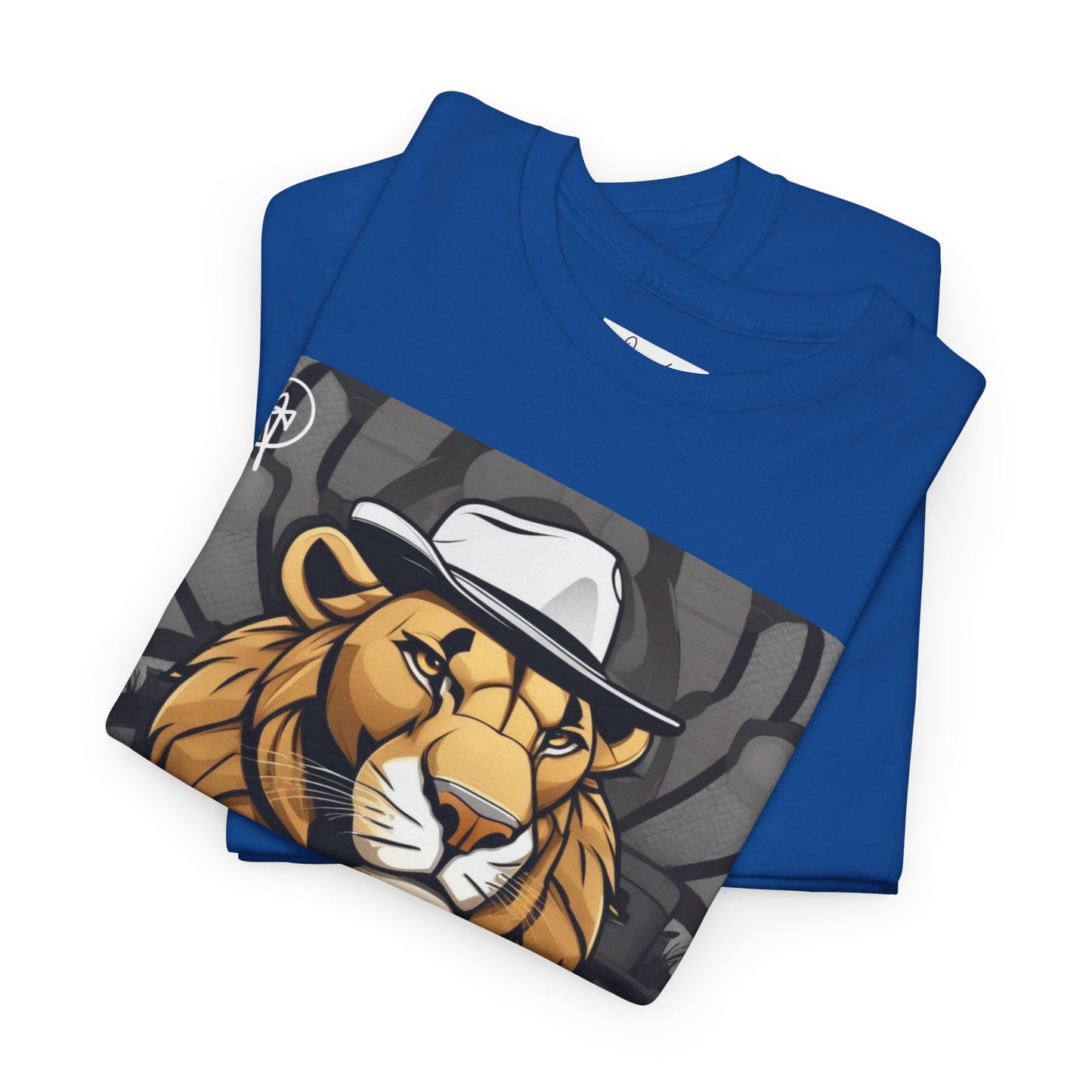 DuaneJay Lion Gangster Graphic Tee — powerful streetwear tee featuring a bold lion with gangster-inspired artistry, symbolizing strength, dominance, and signature style