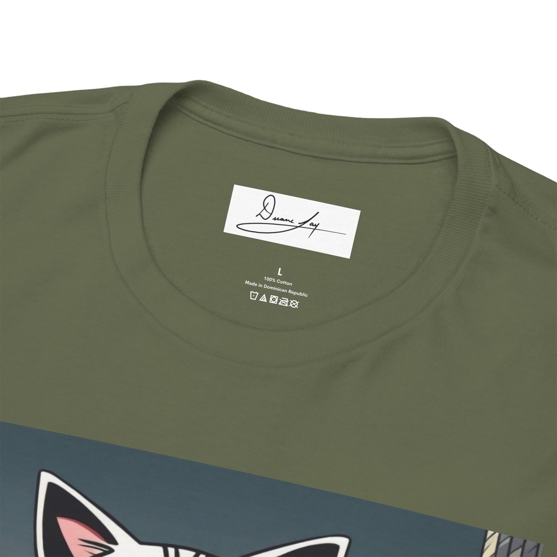 DuaneJay Cat Mafia Graphic Tee — cool cat in suit streetwear graphic tee