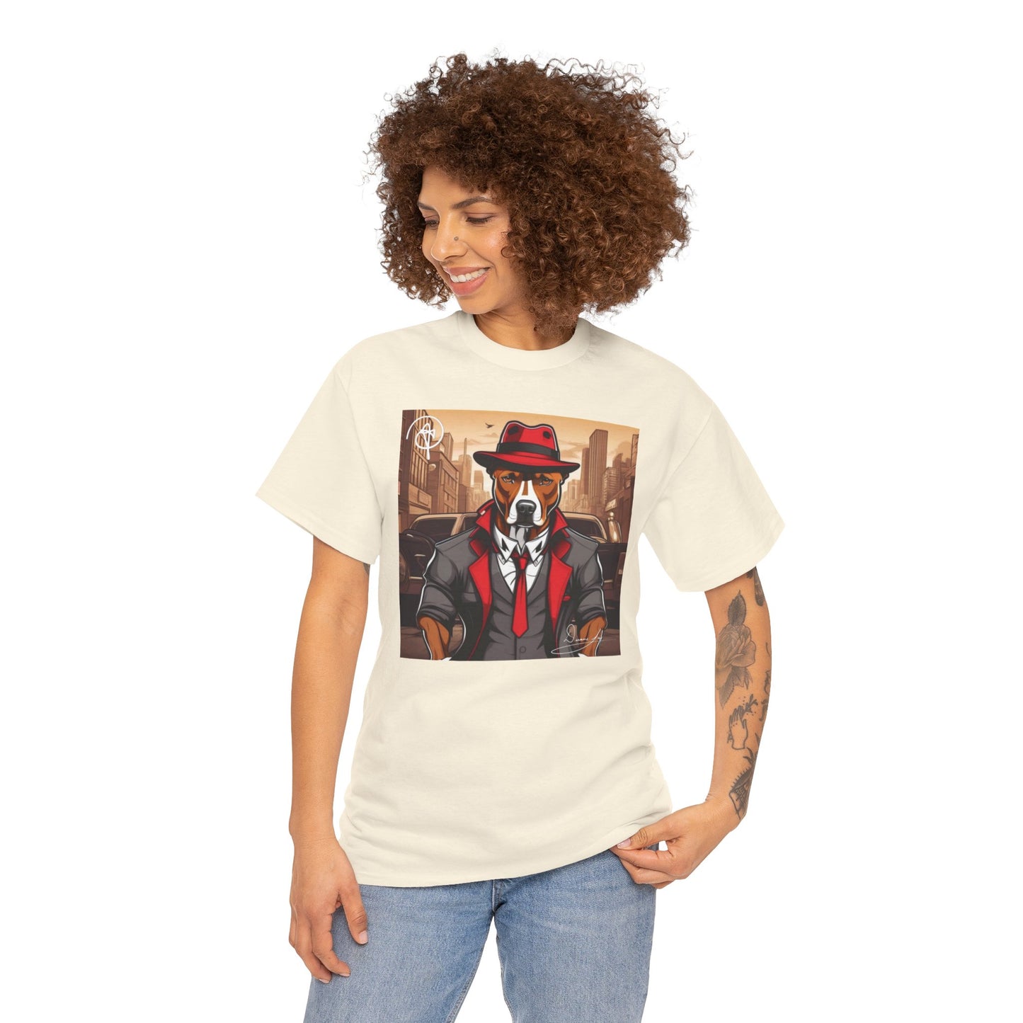 Unisex  Pitbull Heavy Cotton Tee