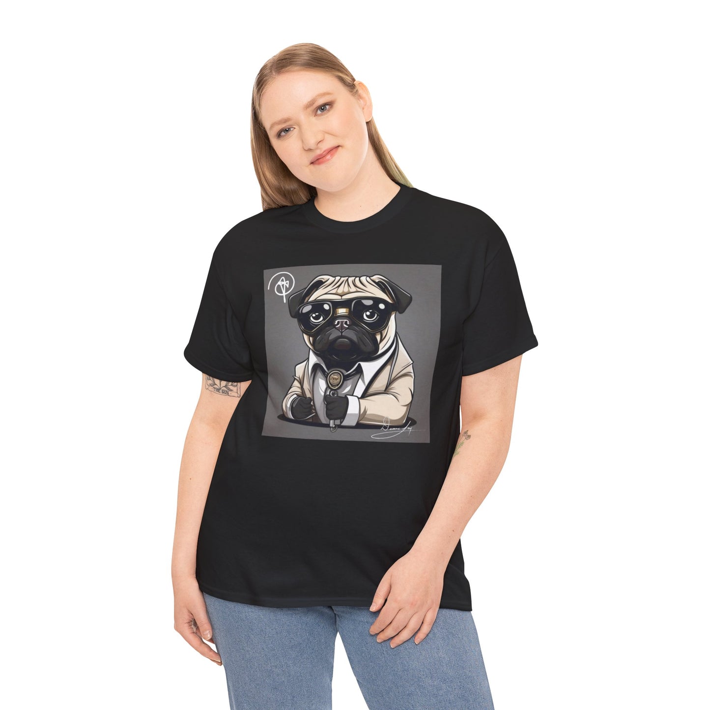 Unisex Pug Heavy Cotton Tee