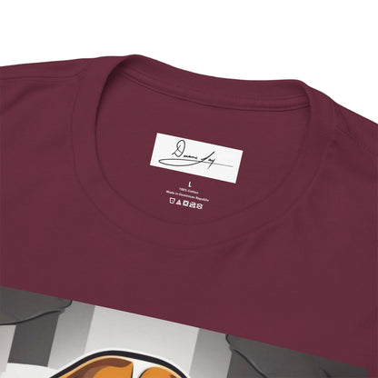 DuaneJay Beagle in a Suit T-Shirt — funny formal dog graphic tee featuring an adorable beagle dressed in a dapper suit, perfect for dog lovers who love bold streetwear style