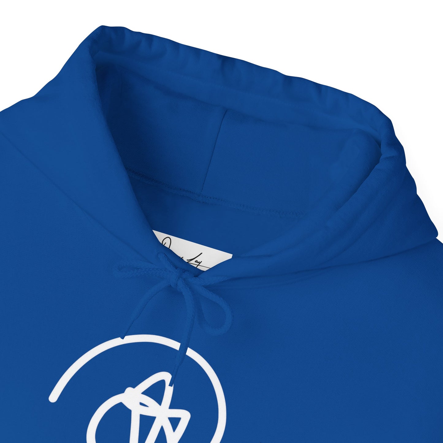 DuaneJay Signature Hoodie White Logo — premium streetwear pullover featuring bold white signature design, crafted for comfort and style, the ultimate statement piece for those who live and breathe the DuaneJay Fashion lifestyle with confidence and distinction