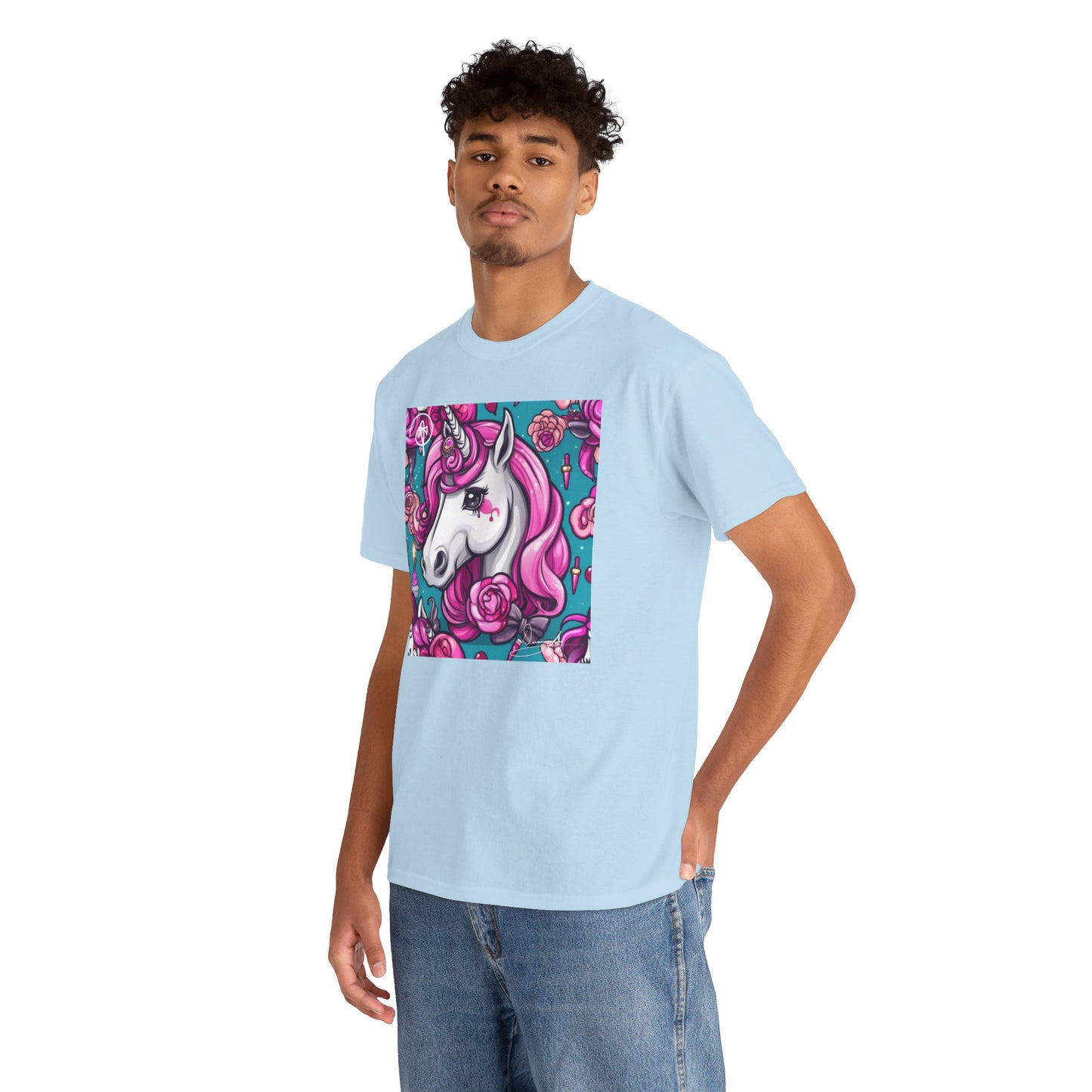 Adult Unisex Unicorn Heavy Cotton Tee