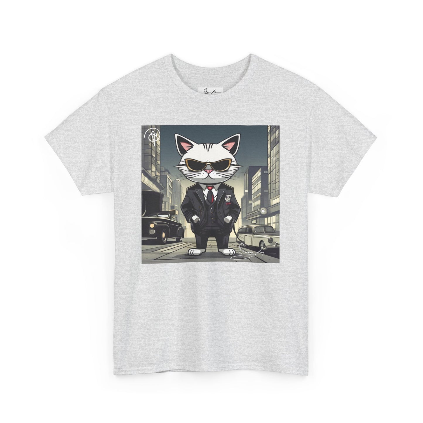 Unisex Cat Heavy Cotton Tee