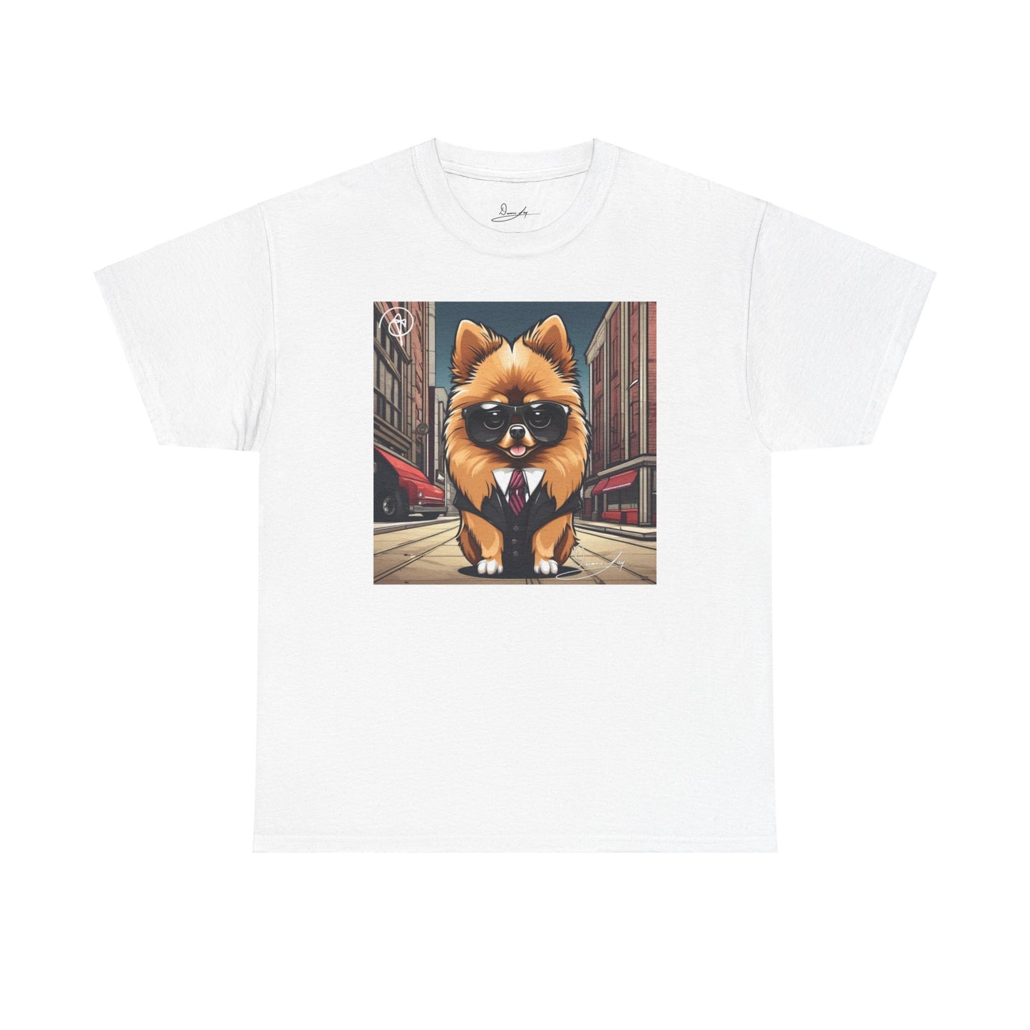 Adult Unisex Pomeranian Heavy Cotton Tee