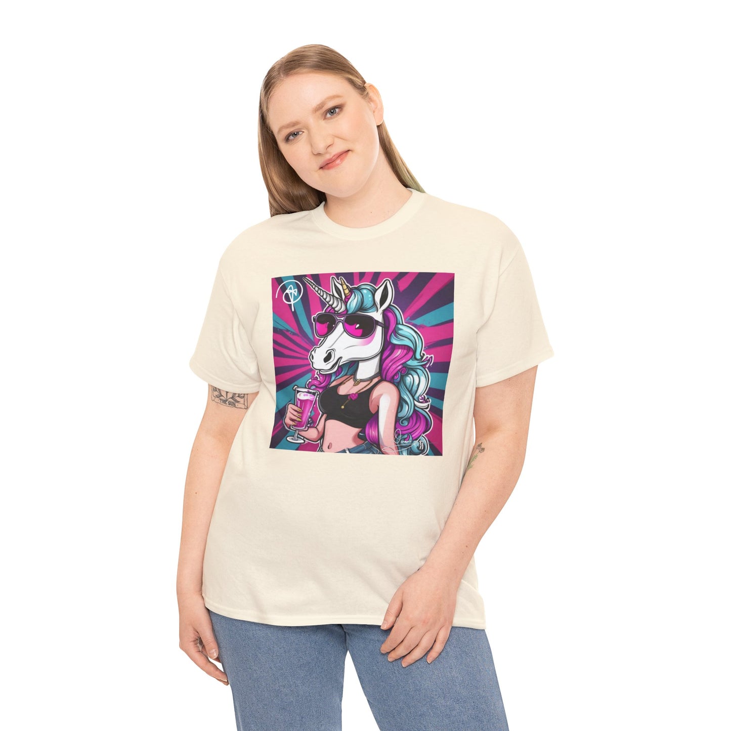 Unisex Unicorn Heavy Cotton Tee