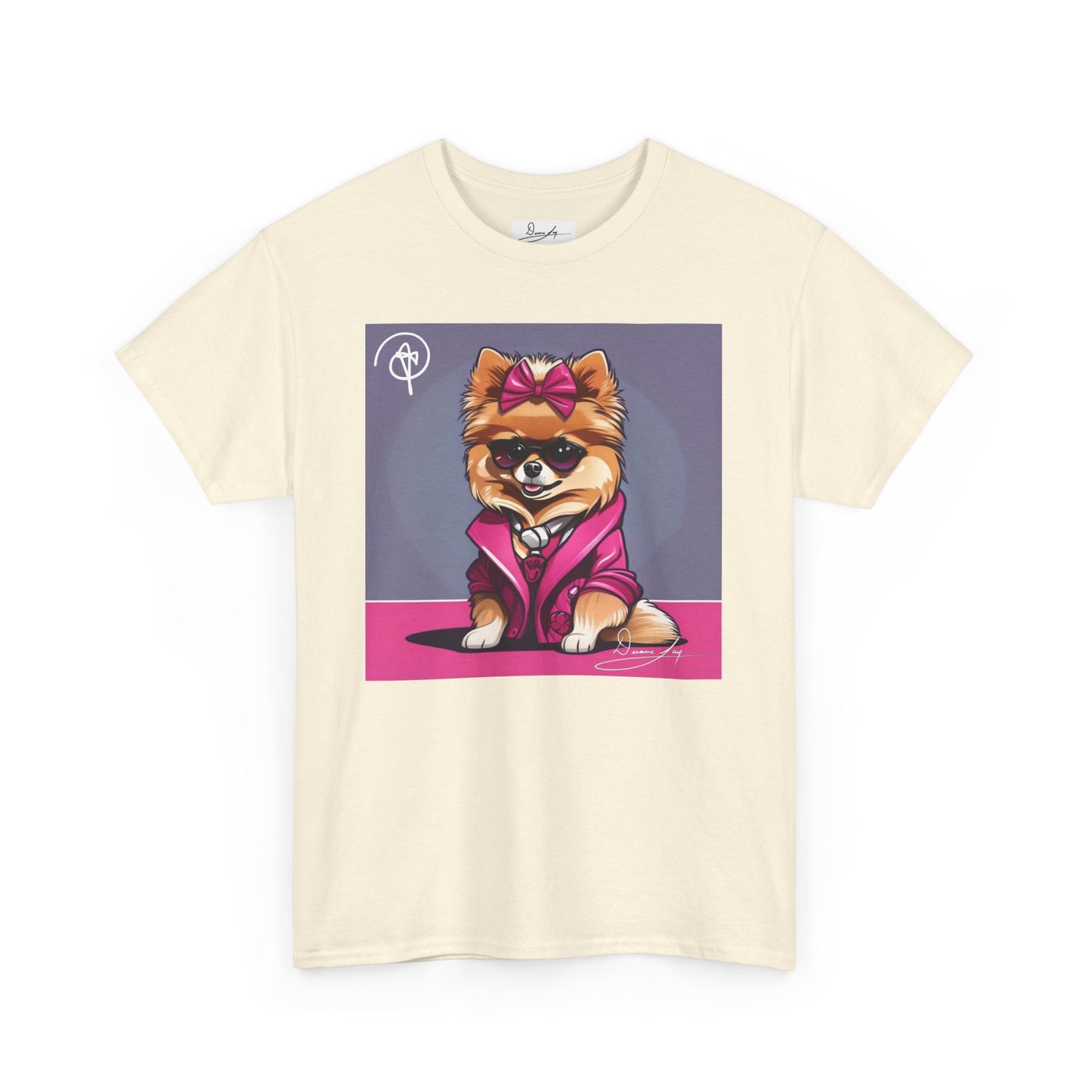 Unisex Heavy Pomeranian Cotton Tee