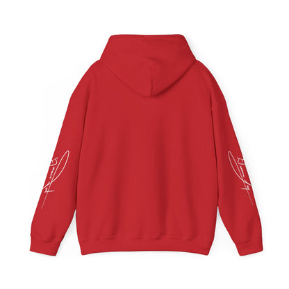 DuaneJay Signature Hoodie White Logo — premium streetwear pullover featuring bold white signature design, crafted for comfort and style, the ultimate statement piece for those who live and breathe the DuaneJay Fashion lifestyle with confidence and distinction