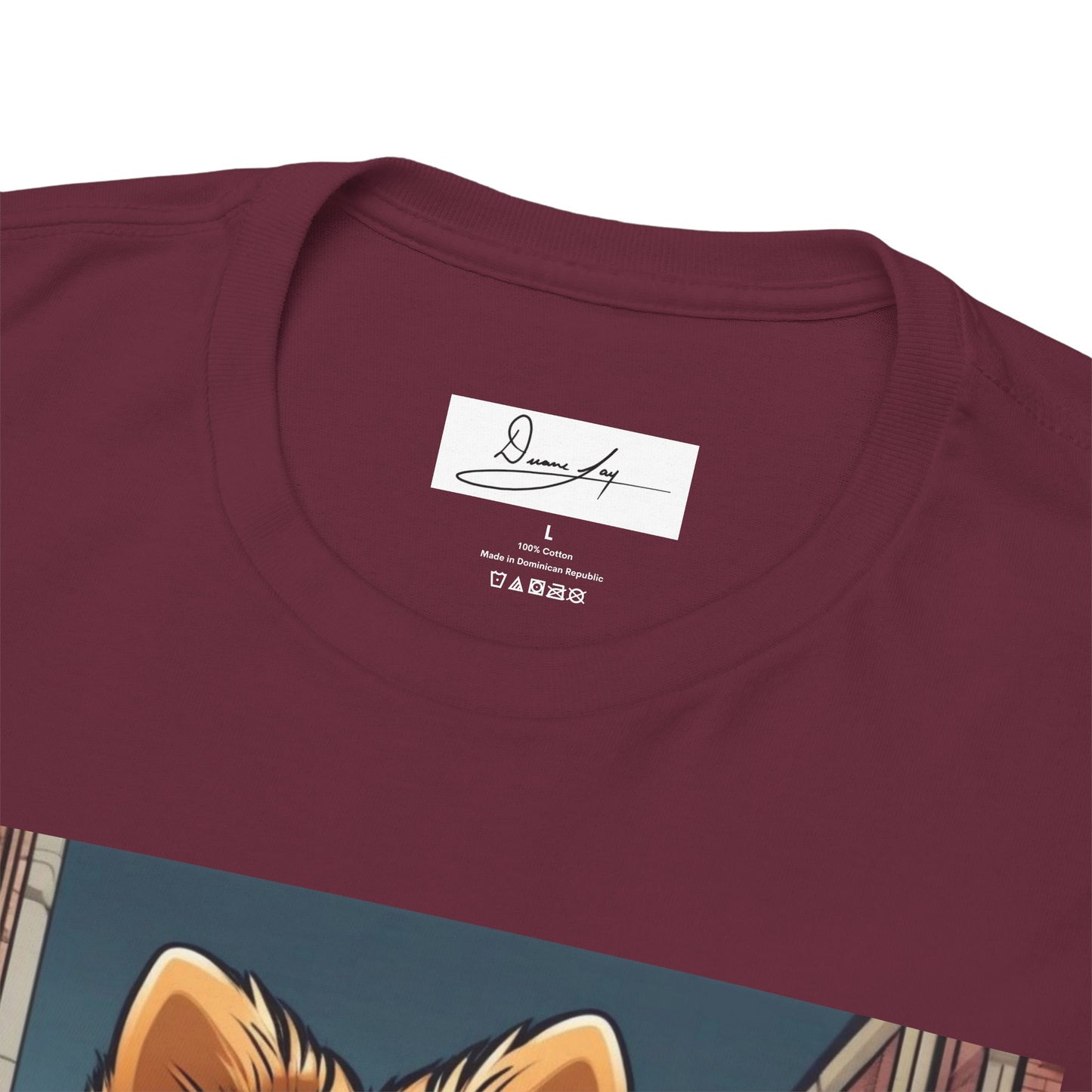 DuaneJay Pomeranian Business Dog T-Shirt — cute Pomeranian in suit graphic tee streetwear