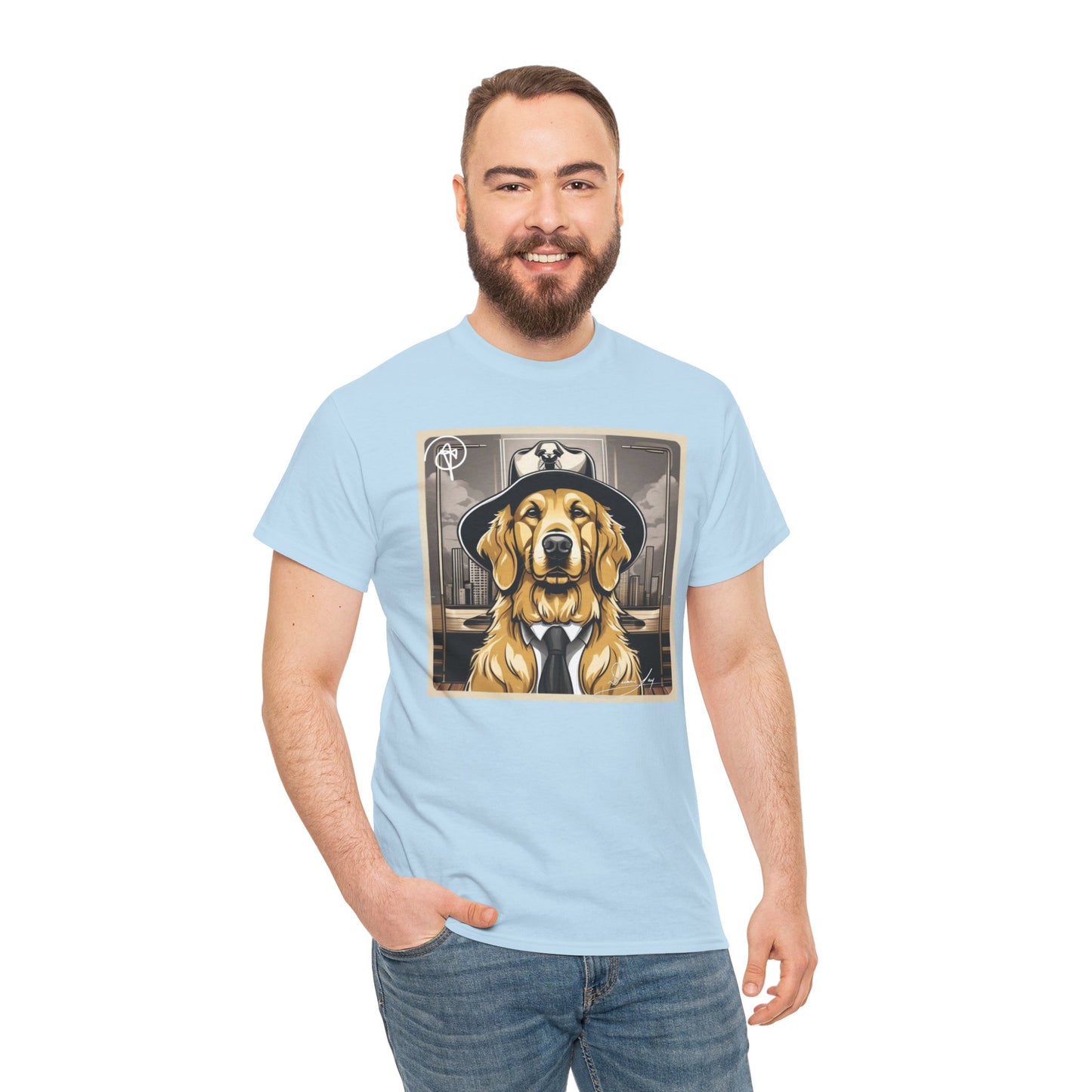 Unisex Golden Retriever Heavy Cotton Tee