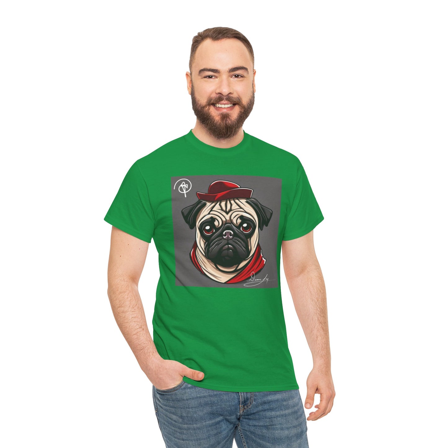 Unisex Pug Heavy Cotton Tee