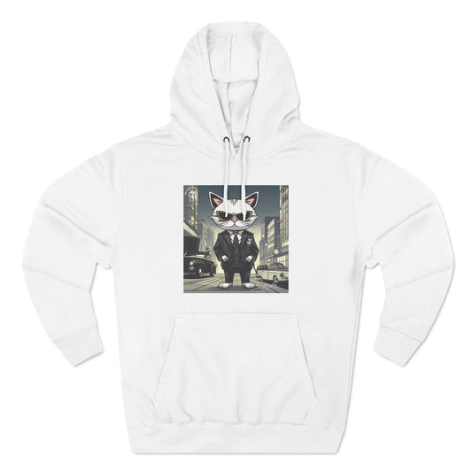 Three-Panel Cool-Cat Fleece Hoodie