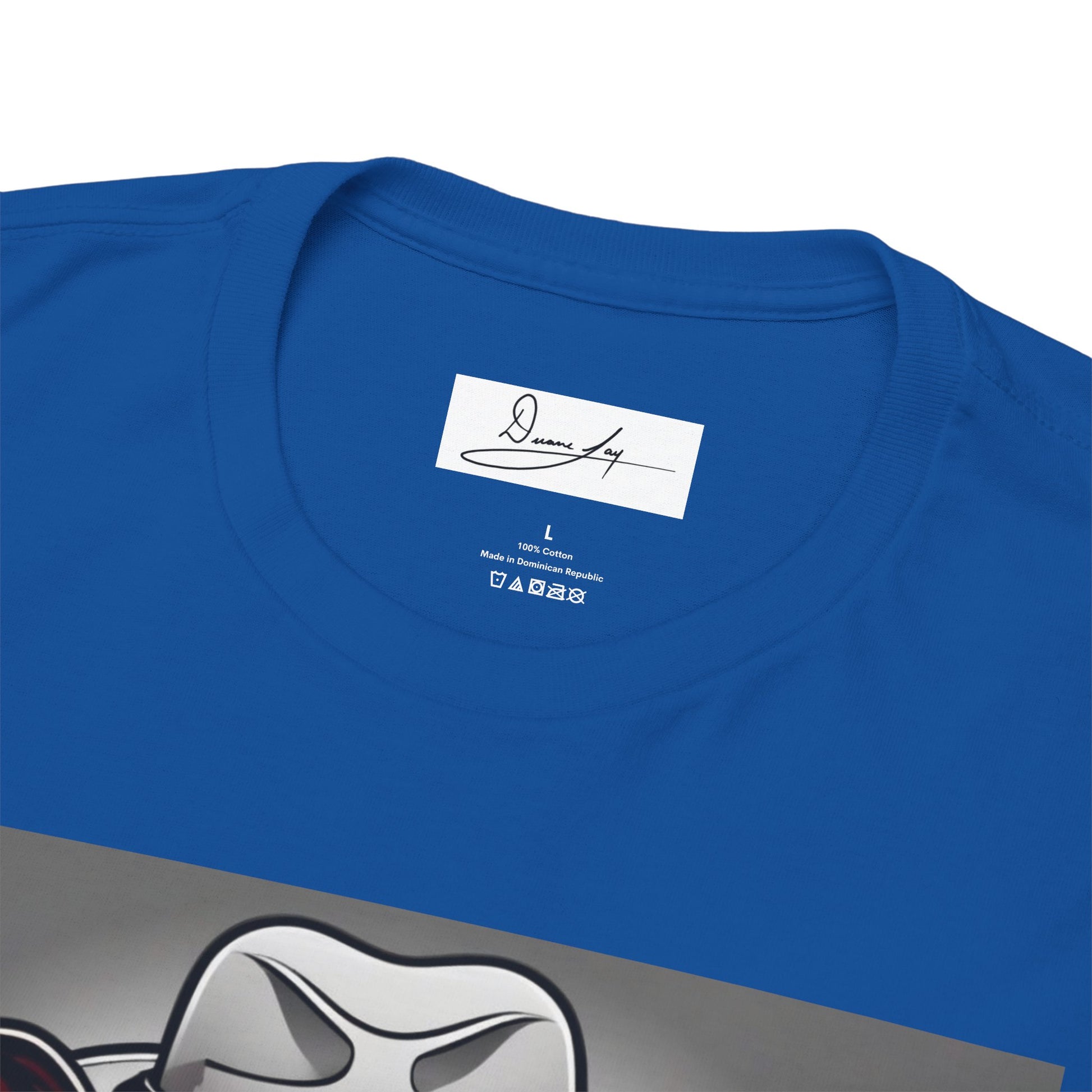 DuaneJay Gentleman Pitbull Tee — distinguished graphic tee featuring a dapper pitbull portrait blending elegance with bold streetwear energy for dog lovers with class and confidence
