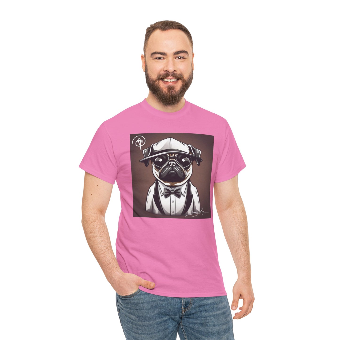 Unisex Pug Heavy Cotton Tee