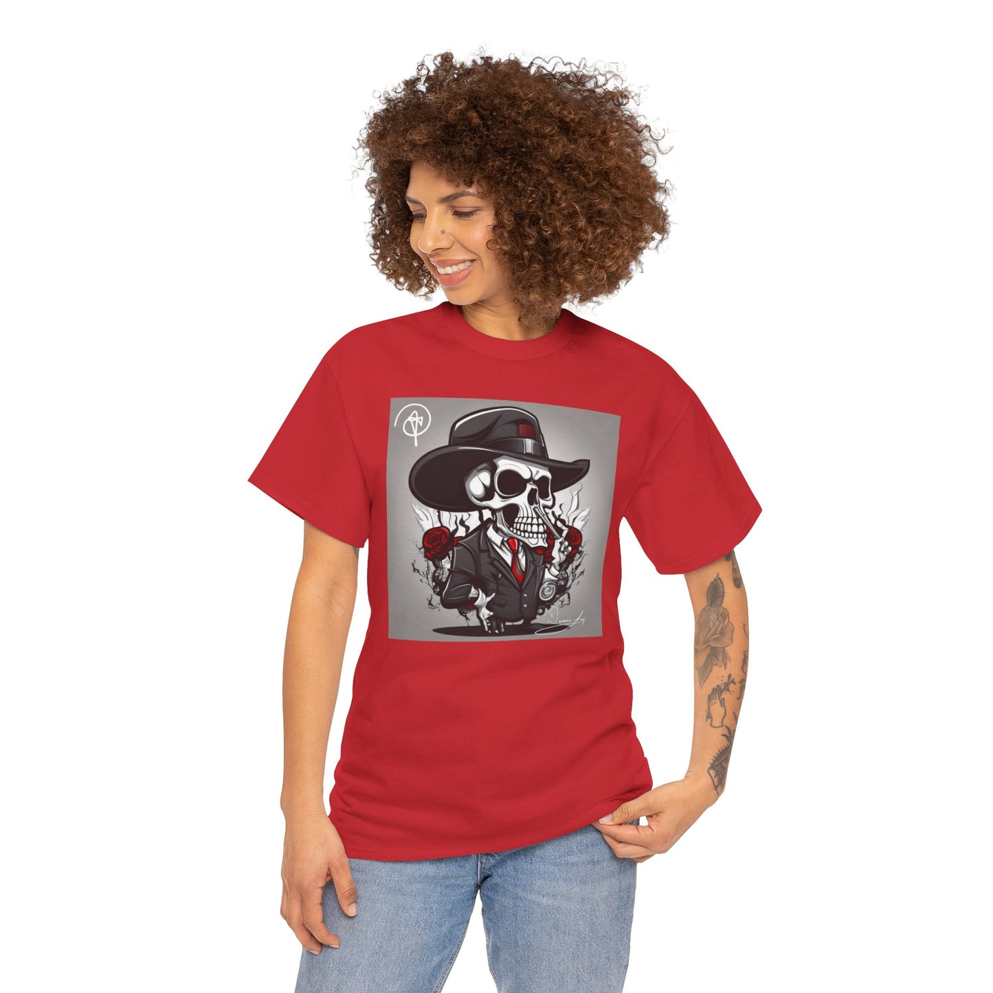 Unisex Skeleton Heavy Cotton Tee