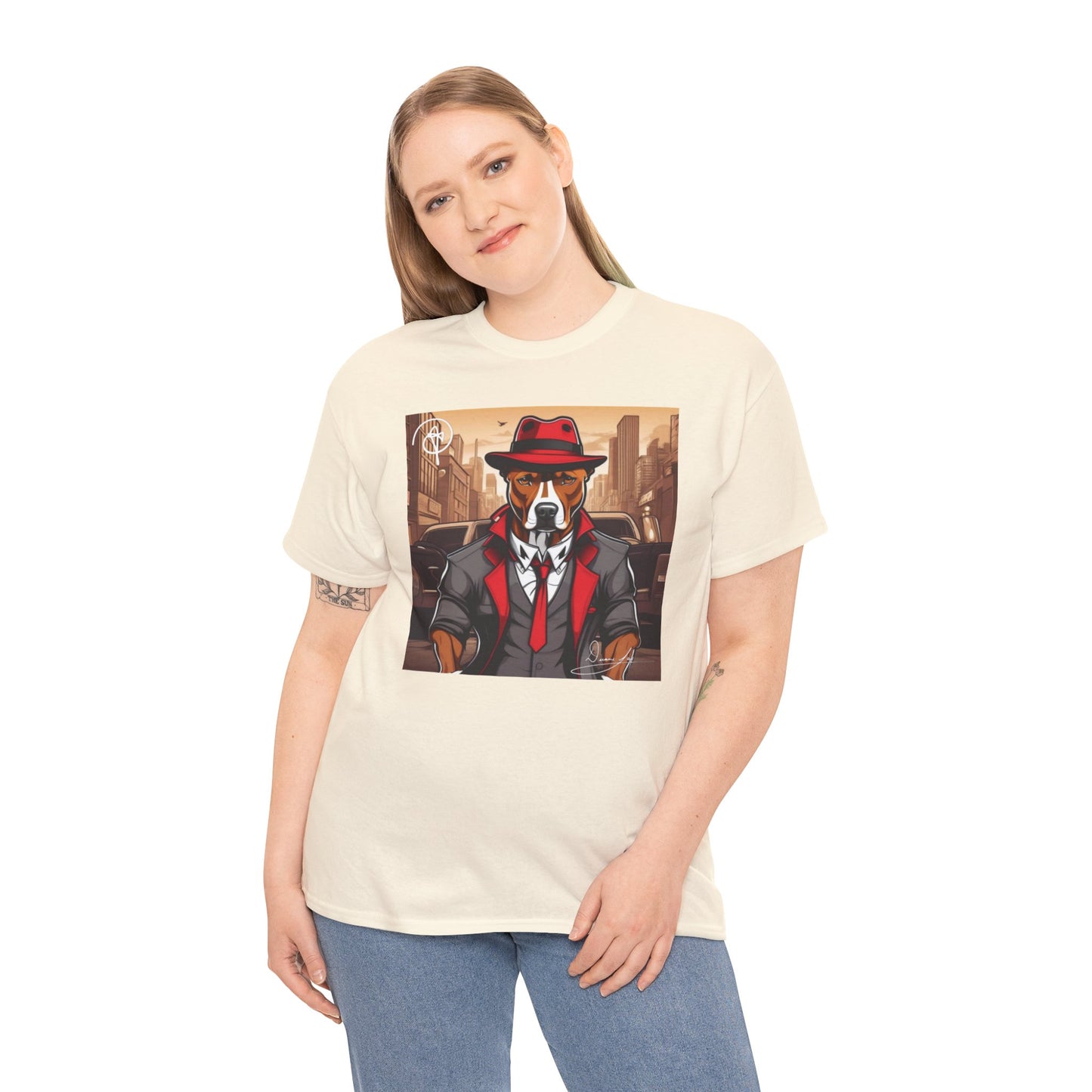 Unisex  Pitbull Heavy Cotton Tee