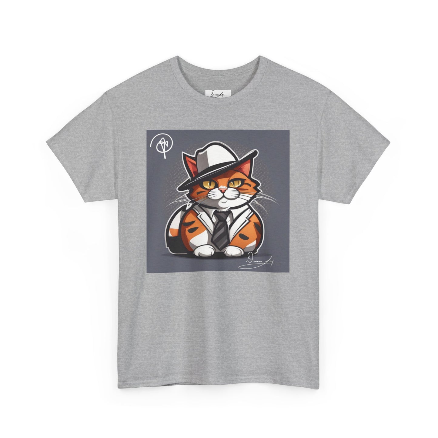 Unisex Cat Heavy Cotton Tee