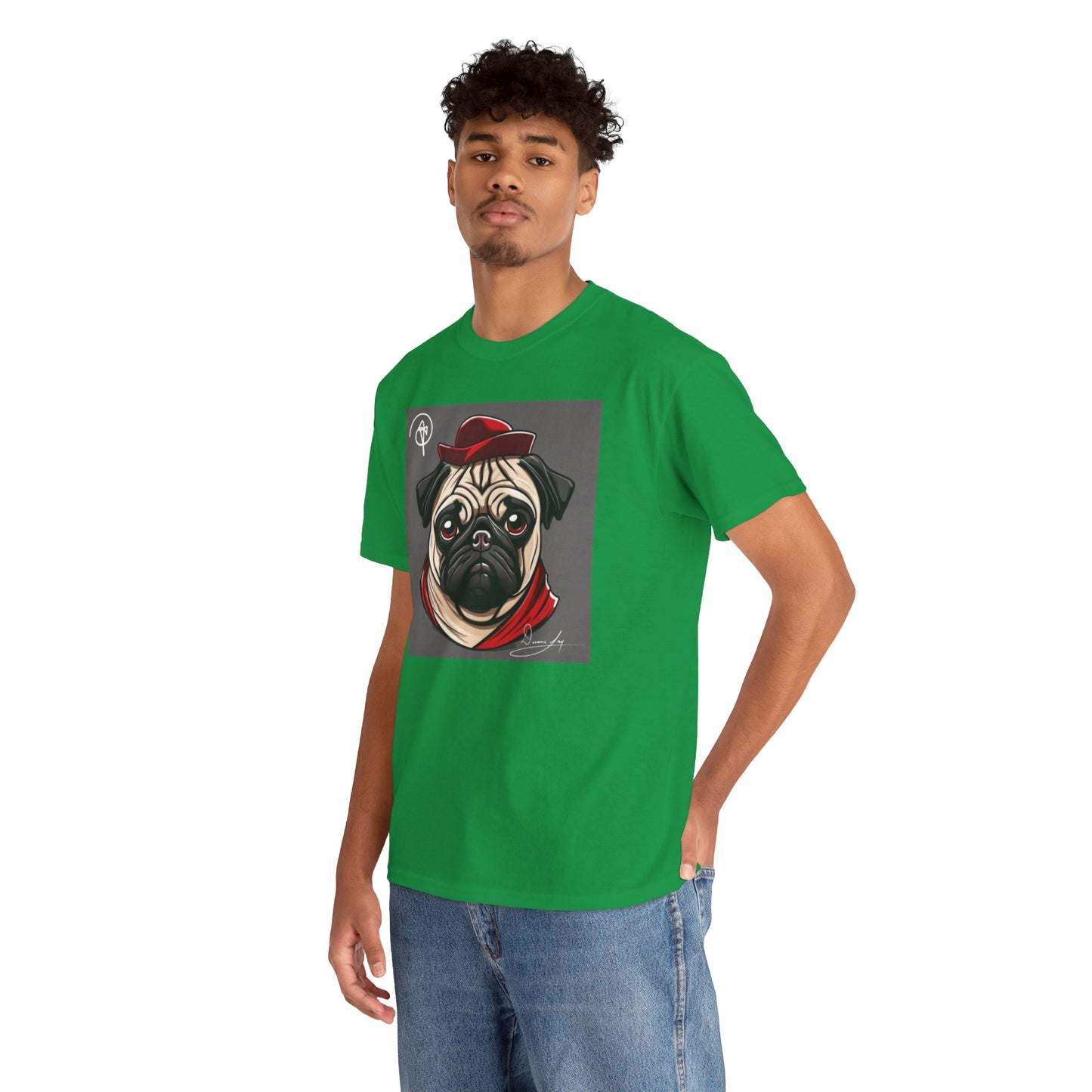 Unisex Pug Heavy Cotton Tee