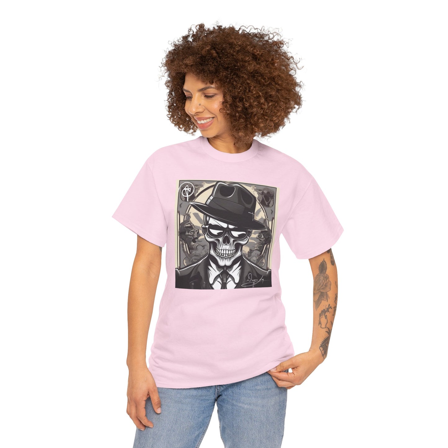 Unisex Skeleton Heavy Cotton Tee