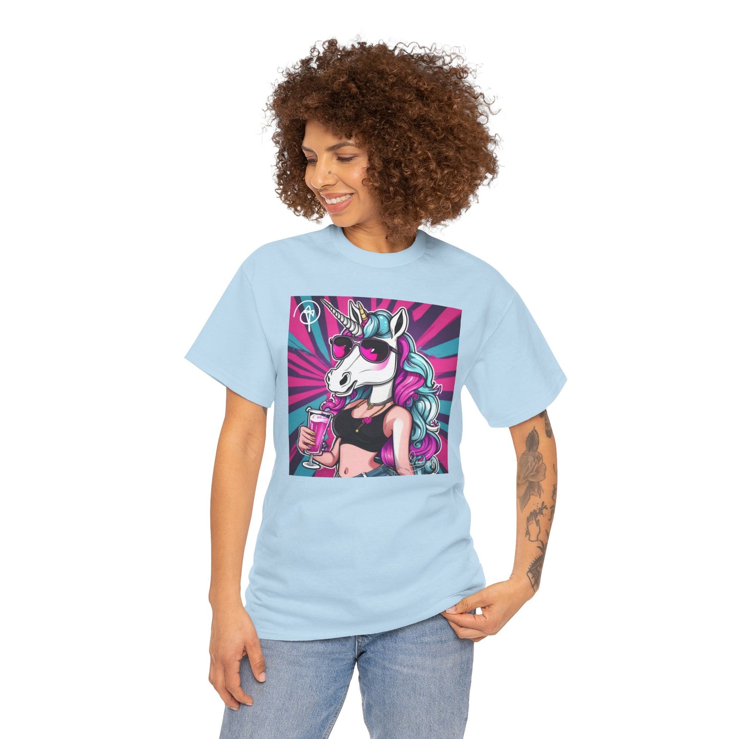 Unisex Unicorn Heavy Cotton Tee