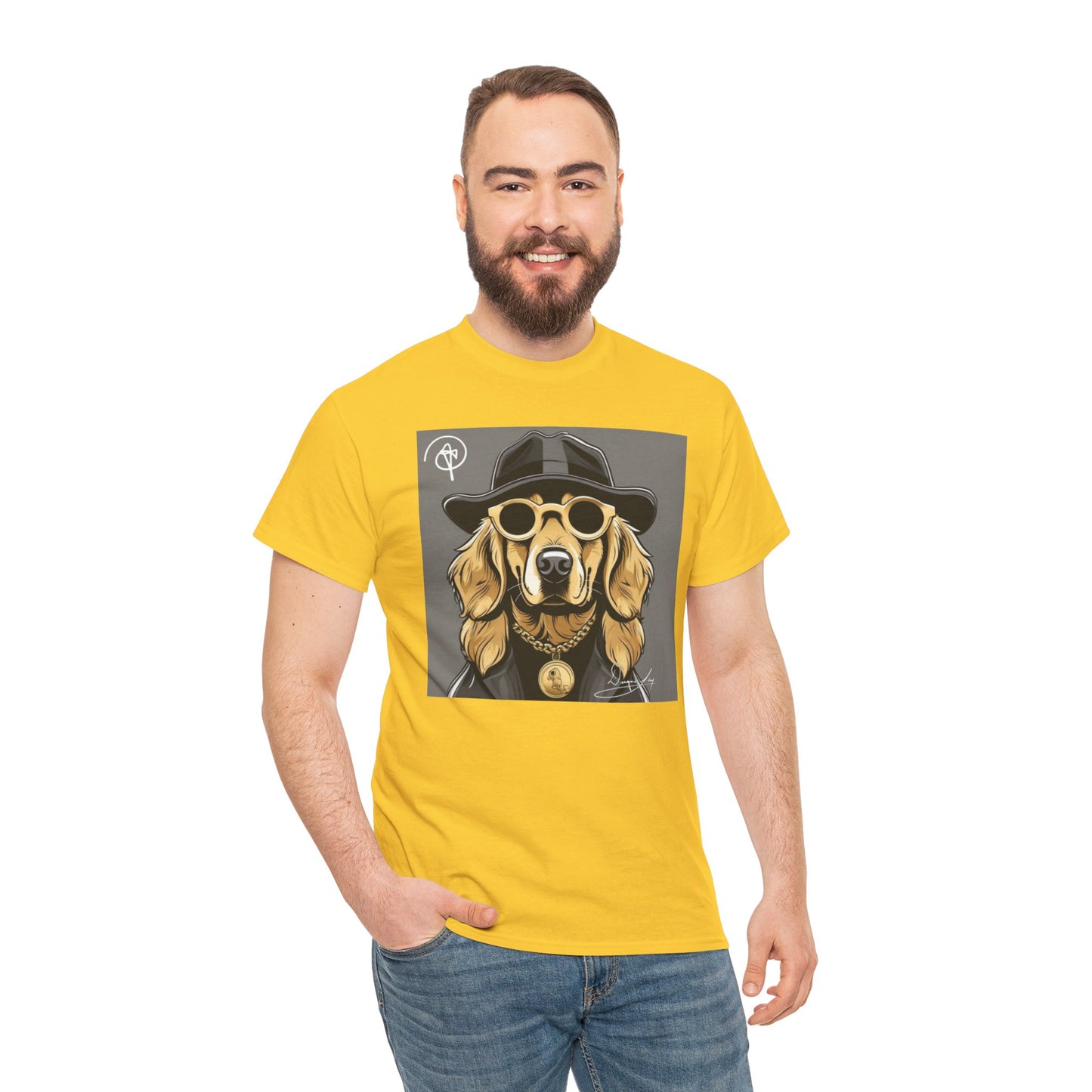 Unisex Golden Retriever Heavy Cotton Tee