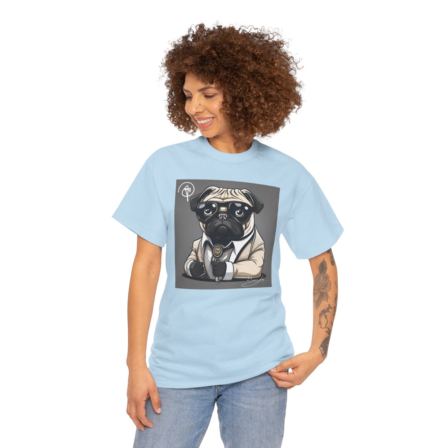 Unisex Pug Heavy Cotton Tee