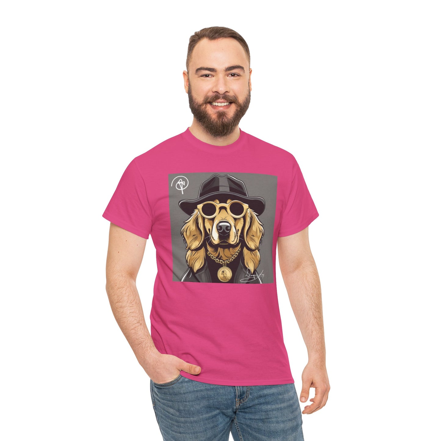 Unisex Golden Retriever Heavy Cotton Tee