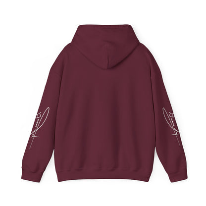 DuaneJay Signature Hoodie White Logo — premium streetwear pullover featuring bold white signature design, crafted for comfort and style, the ultimate statement piece for those who live and breathe the DuaneJay Fashion lifestyle with confidence and distinction
