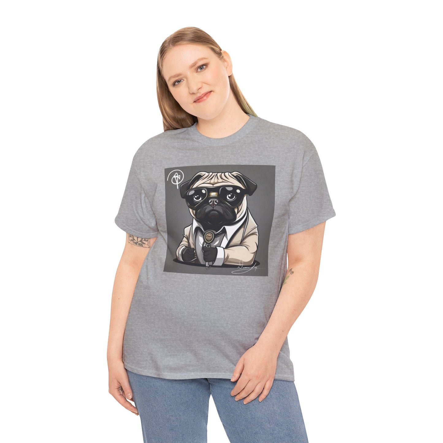 Unisex Pug Heavy Cotton Tee