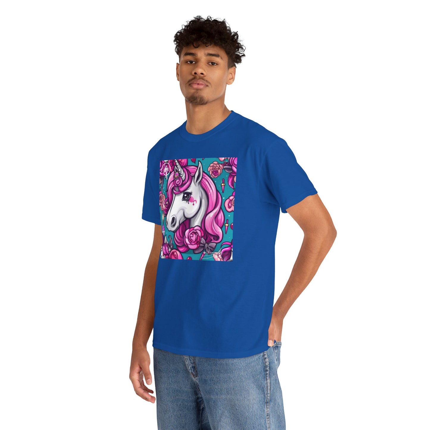 Adult Unisex Unicorn Heavy Cotton Tee