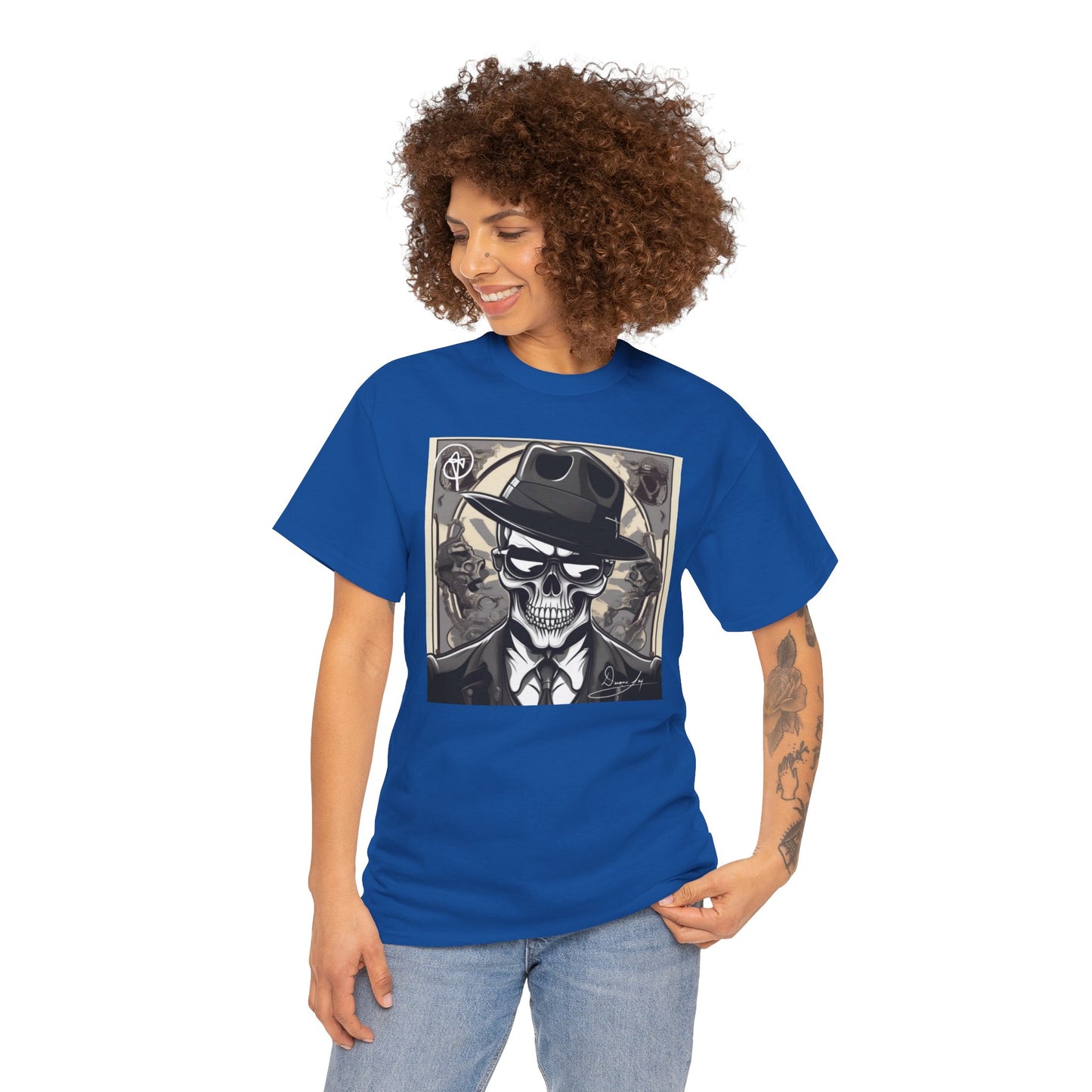 Unisex Skeleton Heavy Cotton Tee