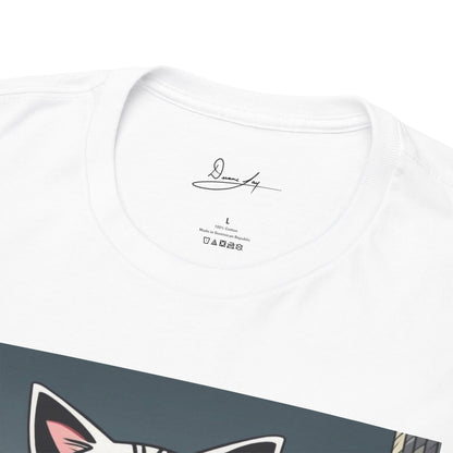 DuaneJay Cat Mafia Graphic Tee — cool cat in suit streetwear graphic tee