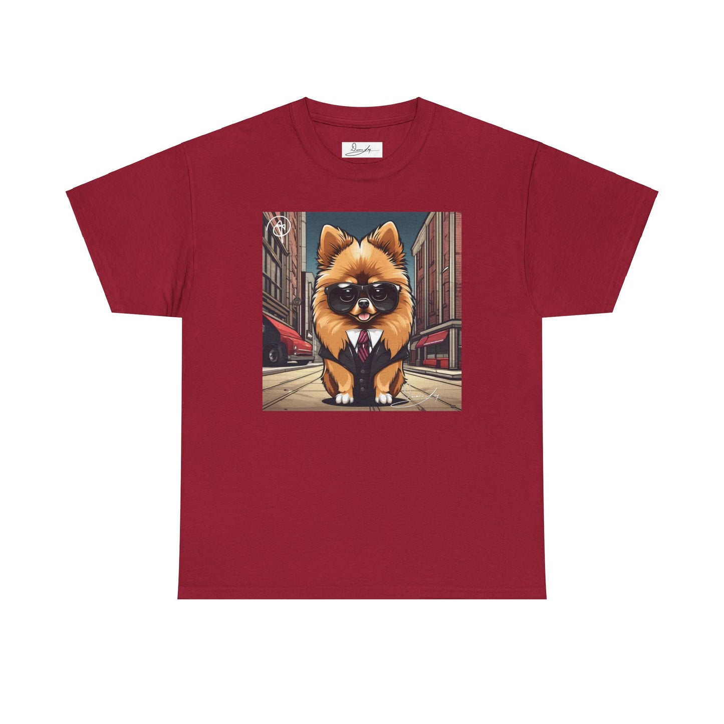 Adult Unisex Pomeranian Heavy Cotton Tee