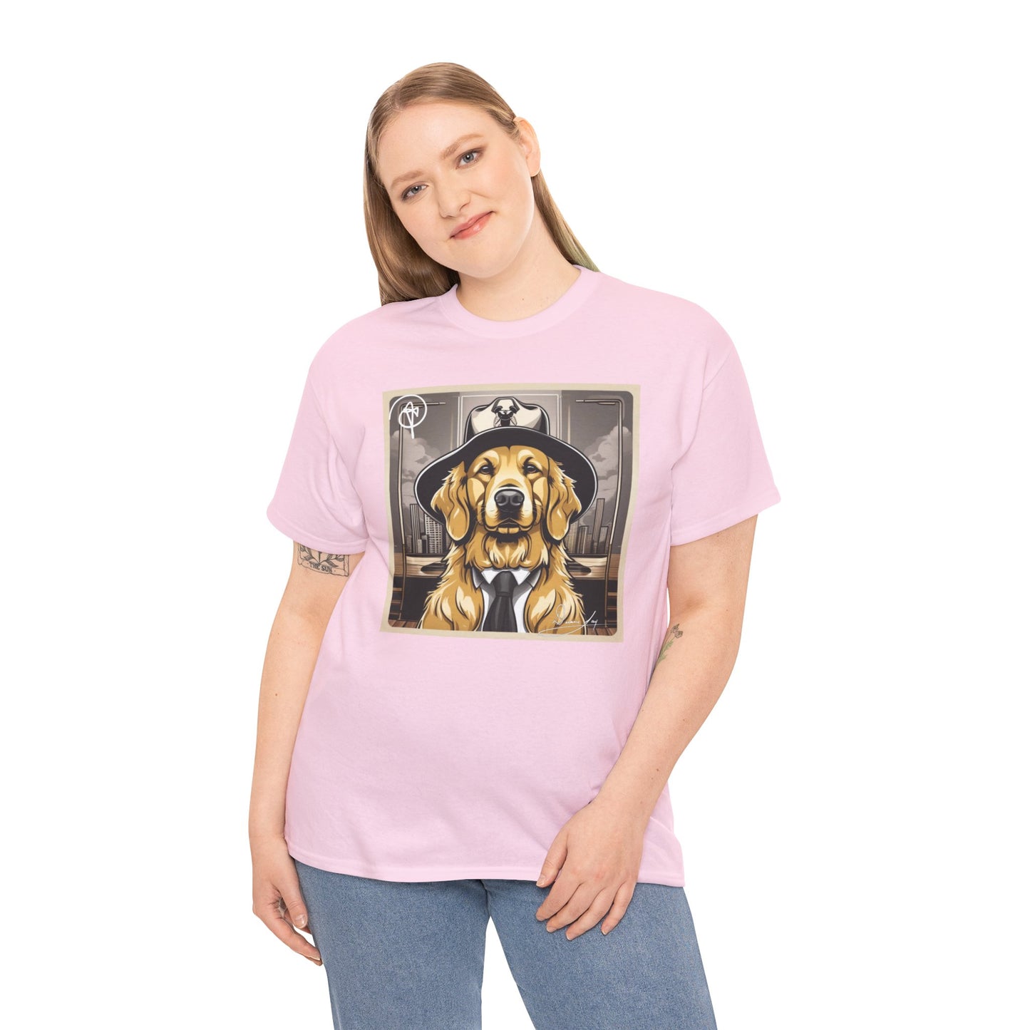 Unisex Golden Retriever Heavy Cotton Tee